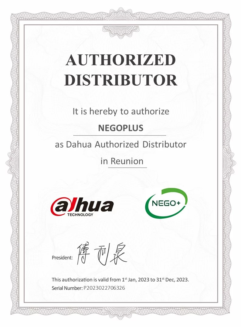 negoplus-dahua Negoplus distributeur Dahua officiel Reunion