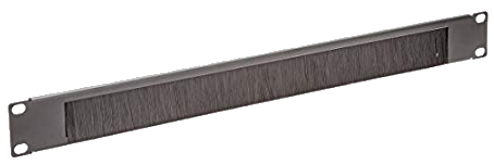 Bandeau passe-câbles balai 1U 19"