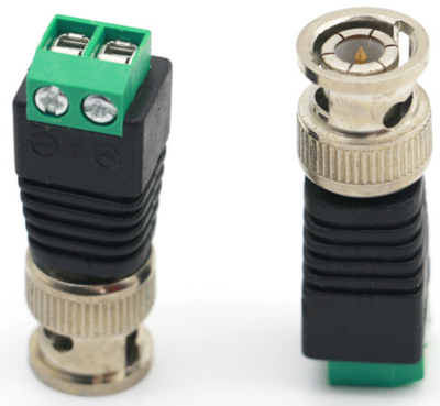 Connecteur BNC vers connecteur pour CCTV