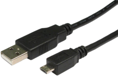 Cordon USB/A micro USB 5m noir