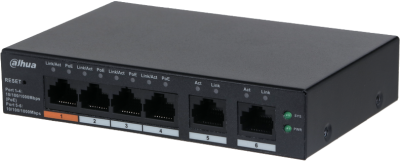 Switch 4 ports PoE Gigabit + 2 ports Ethernet Gigabit - 60W - Cloud manageable