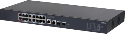 Switch 16 PoE Gigabit + 2 ports Ethernet Gigabit + 2 ports optique - 240W - Cloud manageable - rackable