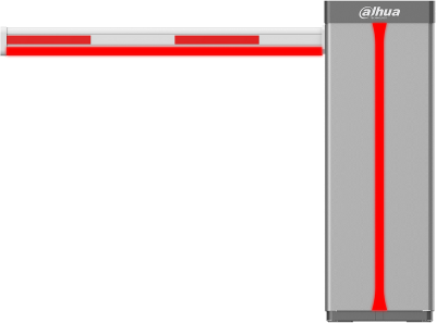 Barrière levante à lisse 4m (droit)