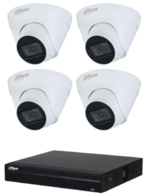 Kit 4 caméras IP Eyeball 2MP