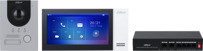 KIT Visiophone - Station extérieure IP et moniteur intérieur 7"