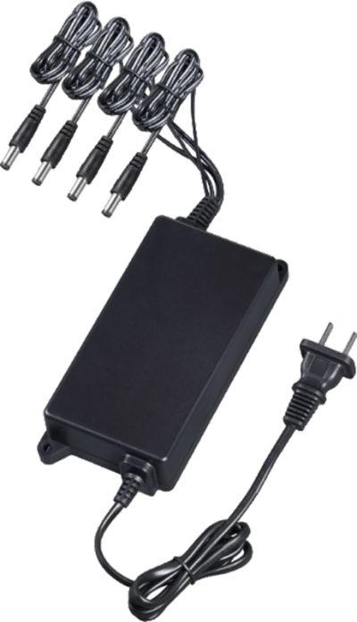 Alimentation 4 sorties 12V 2.8A (4x0.6A) 5.5x2.1mm