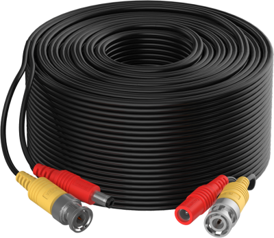 Câble vidéo combiné COAXIAL + DC 20m