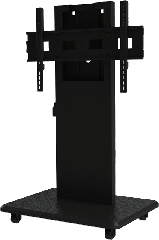 Support mobile de conférence sur roulettes pour tableau interactif 55", 65" et 75"