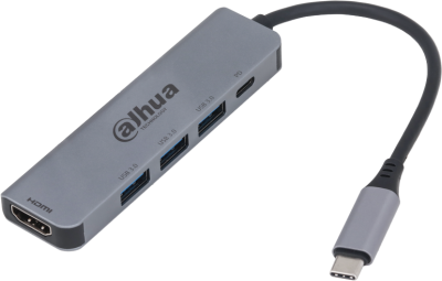 Station d'accueil 5 en 1 USB 3.1 Type-C vers HDMI + 3x USB 3.0 + 1 PD
