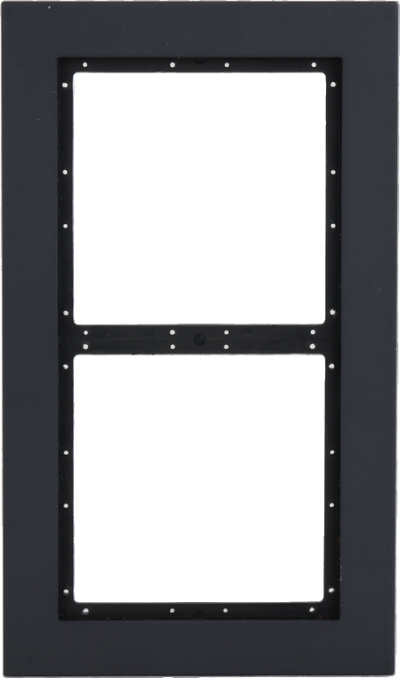 Panneau avant 2 modules pour VTO4202FB noir