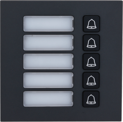 Module 5 boutons noir