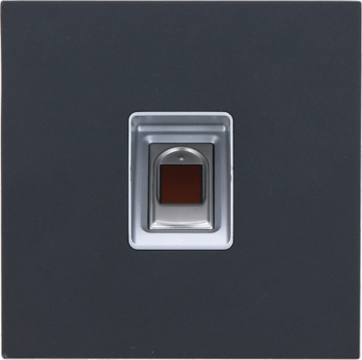 Module lecteur d'empreinte extérieur noir