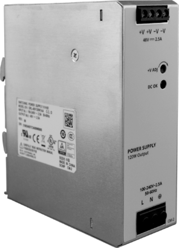 Alimentation 48V 120W 2.5A sur rail DIN