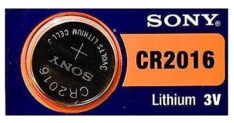 Pile bouton CR2016 SONY 3V
