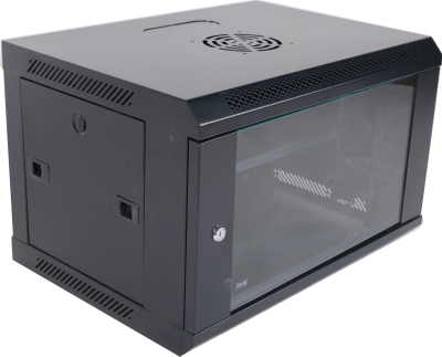 Coffret réseau mural 19" 9U 600x600 - Ventilateur intégré (baie informatique)