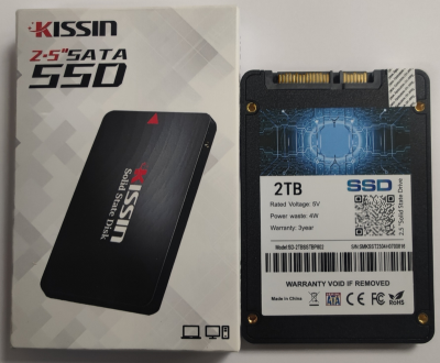 Disque dur 2.5" SATA SSD 2 To