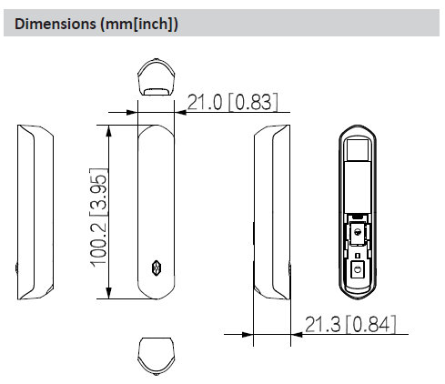 Détecteur de porte sans fil PLUS small – Image 2