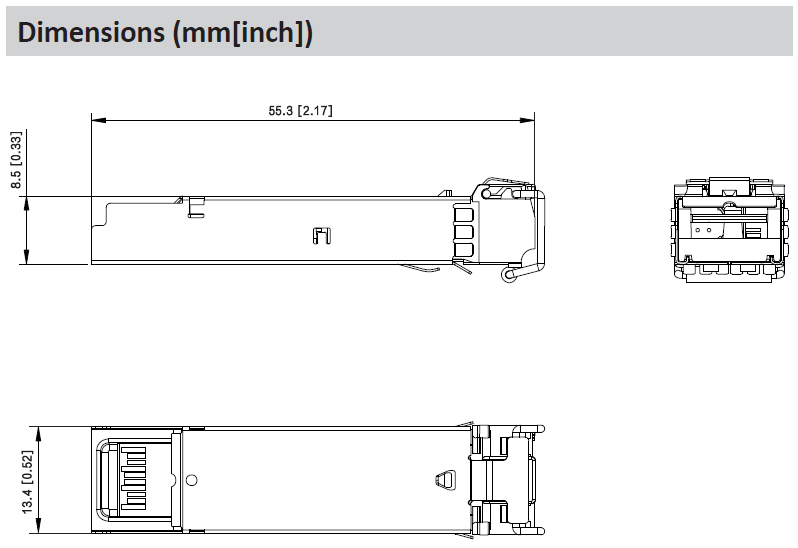 Module optique monomode 1 GBit/s - Port LC – Image 2