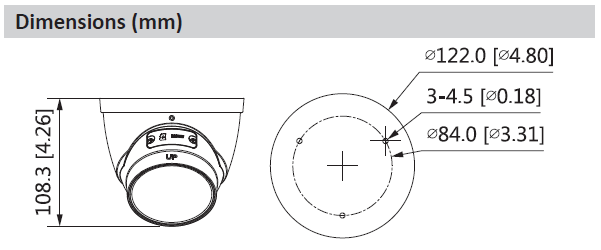 Caméra IP Eyeball 2MP Starlight, Vari-focale motorisée 2.7~13.5mm, IR 40m – Image 3