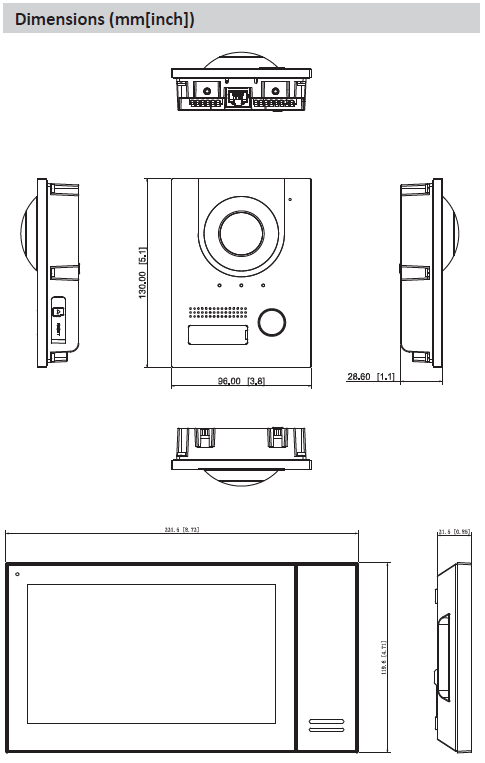 KIT Visiophone - Station extérieure IP et moniteur intérieur 7" – Image 4