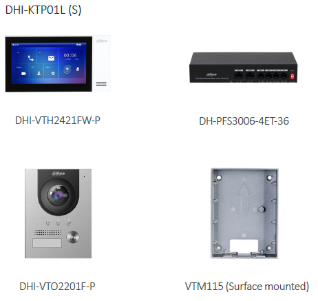 KIT Visiophone - Station extérieure IP et moniteur intérieur 7" – Image 3