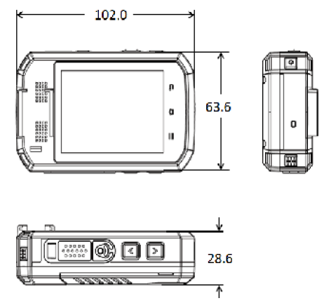 Caméra pour corps 4MP vidéo, 34MP image, WIFI, GPS, 4G – Image 2