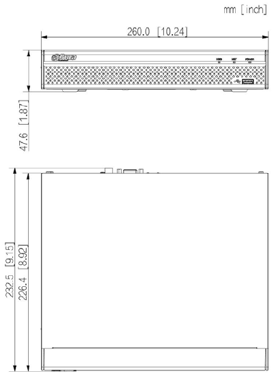 Enregistreur IP 8 canaux 1HDD (sans port PoE) – Image 4