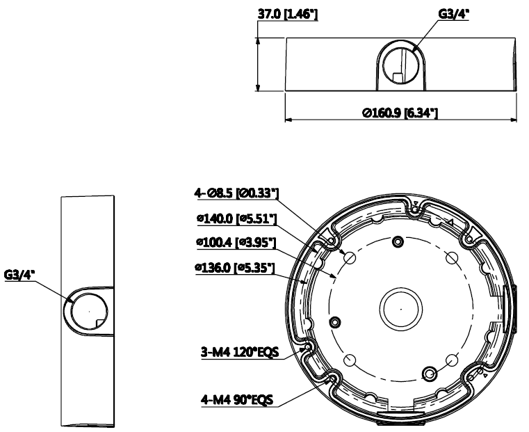Boîte de jonction ronde – Image 3
