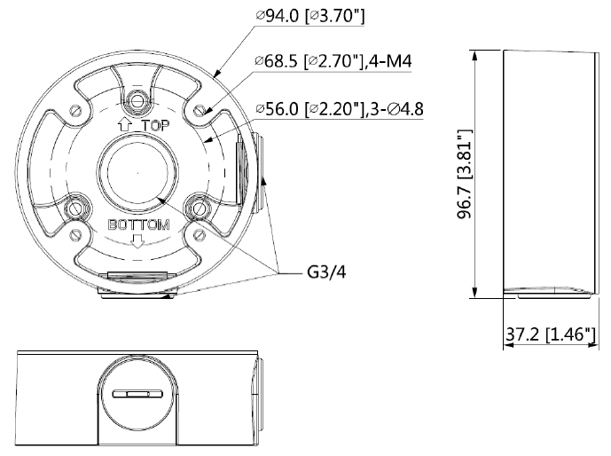 Boîte de jonction ronde – Image 3