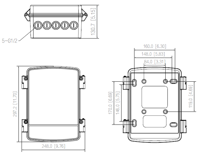 Boitier pour alimentation étanche IP66 – Image 2