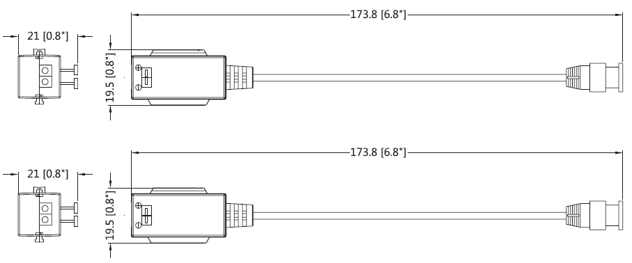Balun 1 canal 4K (la paire) – Image 3