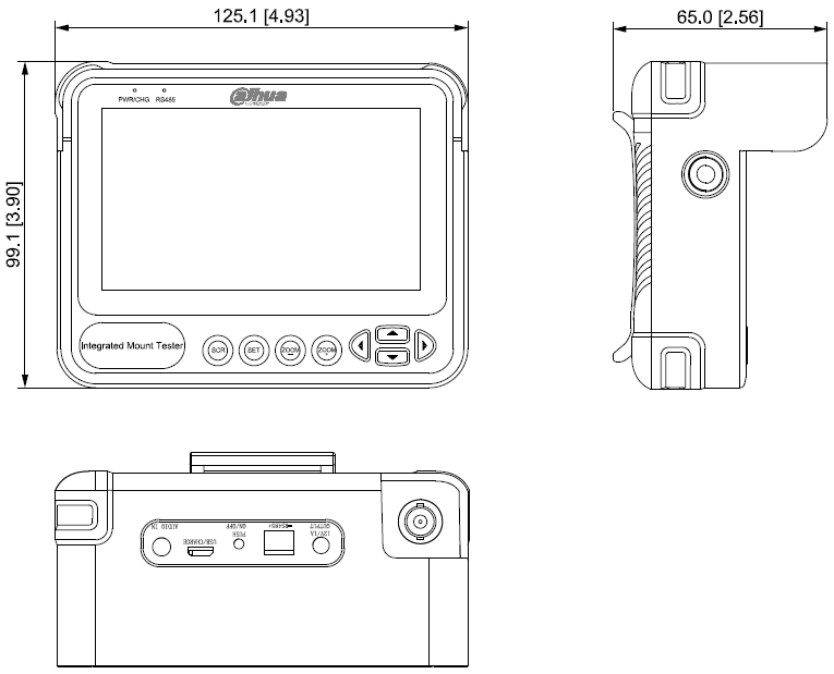 Testeur de montage intégré 4.3" pour HDCVI – Image 4