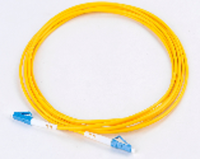 Cordon de raccordement fibre monomode LC-LC jaune 3m