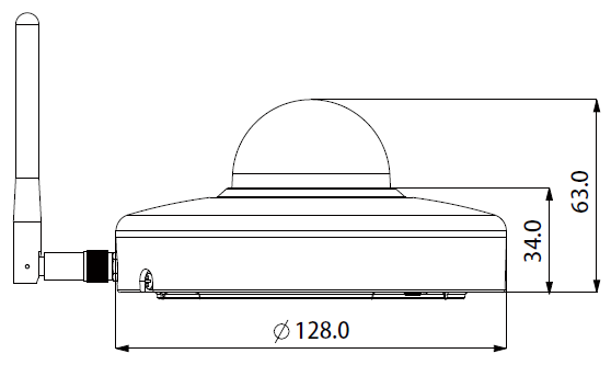 PTZ IP 2MP WIFI Starlight, IR 15m, zoom 3x – Image 3