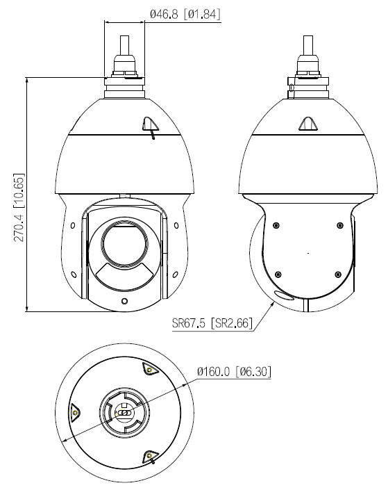 PTZ IP 2MP WizSense Starlight, IR 100m, zoom 25x – Image 3