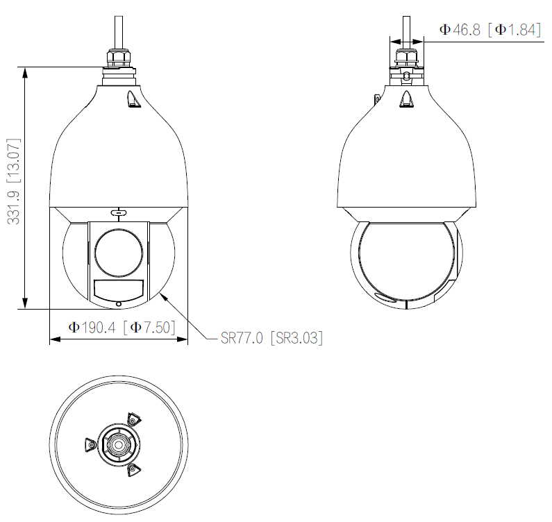 PTZ IP 2MP WizSense Starlight, IR 150m, zoom 25x – Image 3