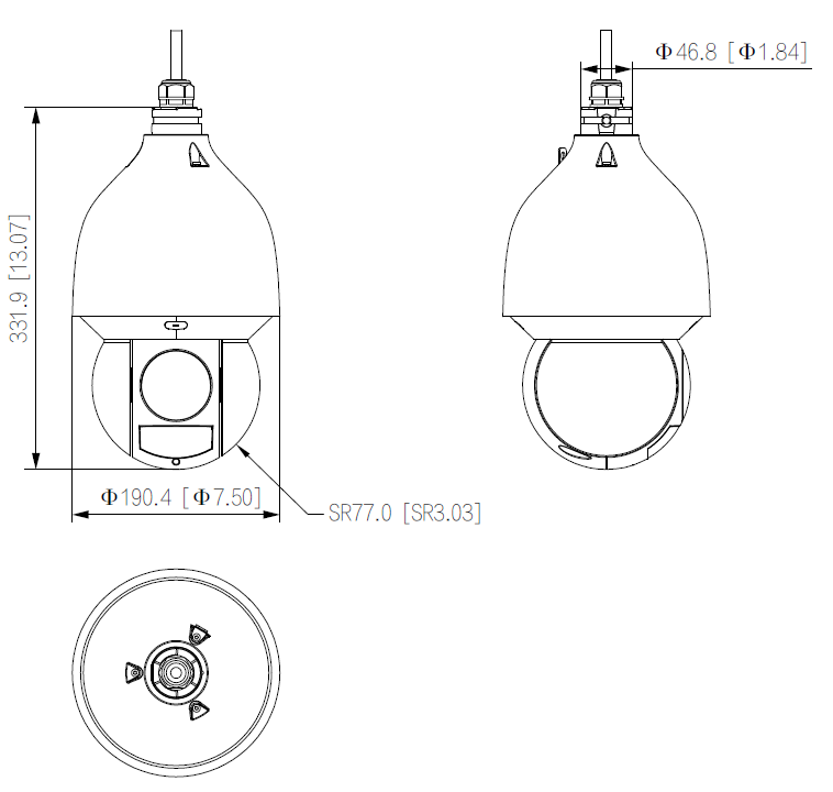PTZ IP 4MP WizSense Starlight, IR 150m, zoom 25x – Image 3