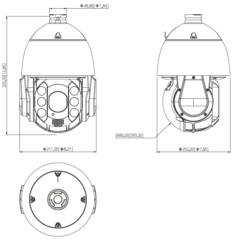 PTZ IP 4MP WizSense Starlight TIOC 4G, IR 150m, zoom 32x – Image 3