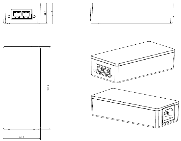 Injecteur PoE+ 30W – Image 3