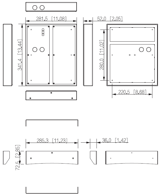 Casquette anti-pluie pour VTO4202F 2x3 modules – Image 2