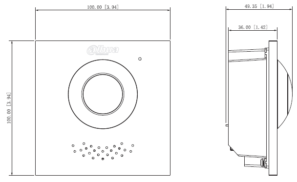 Module caméra extérieure IP PoE – Image 2