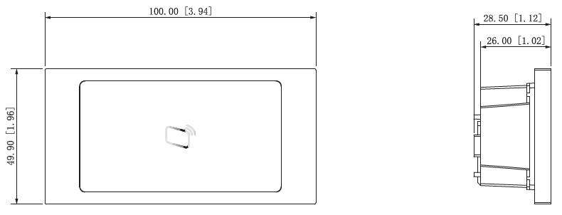 Module lecteur de badge Mifare noir – Image 2