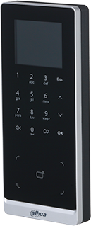 Contrôleur d'accès autonome 1 porte RFID 13.56MHz + digicode IP65