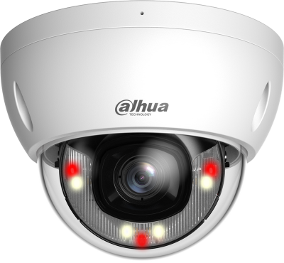 Caméra IP Dôme 6MP WizSense, Focale fixe 2.8mm, Dual 30m, Full Color, Micro