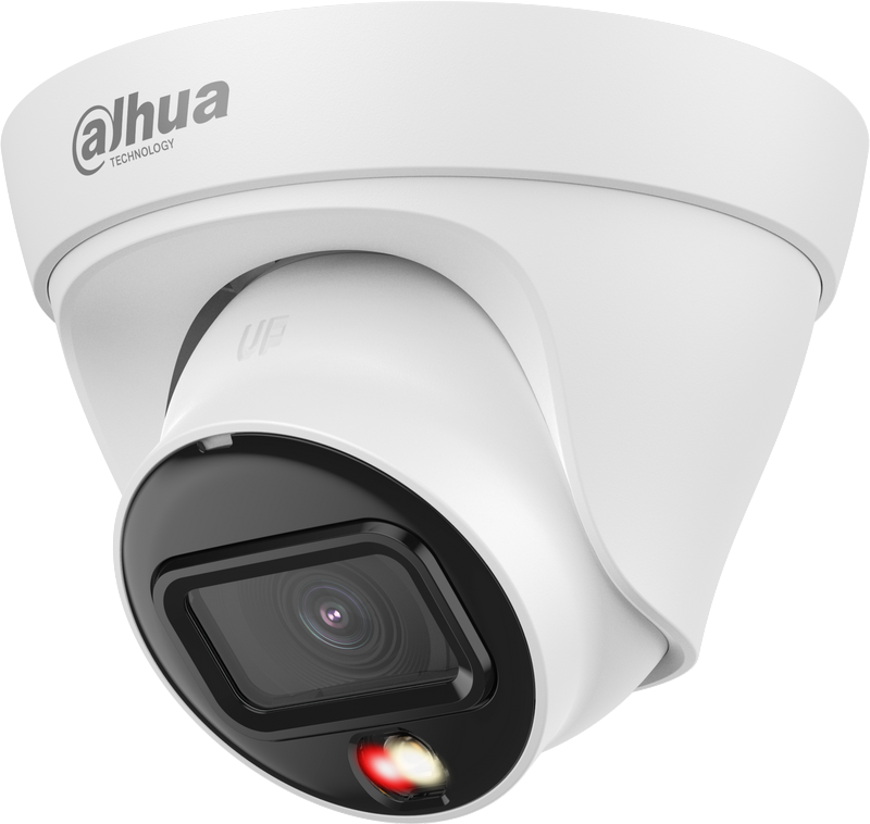 Caméra smart IP Eyeball 2MP, Focale fixe 2.8mm, Dual 30m