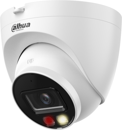 Caméra IP Eyeball 6MP WizSense, Focale fixe 2.8mm, Dual 30m, Full Color, Micro