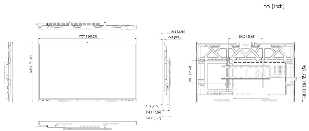 Tableau blanc interactif LED 4K 75" – Image 4