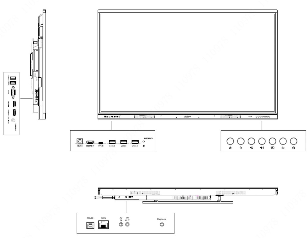 Tableau blanc interactif LED 4K 75" – Image 2