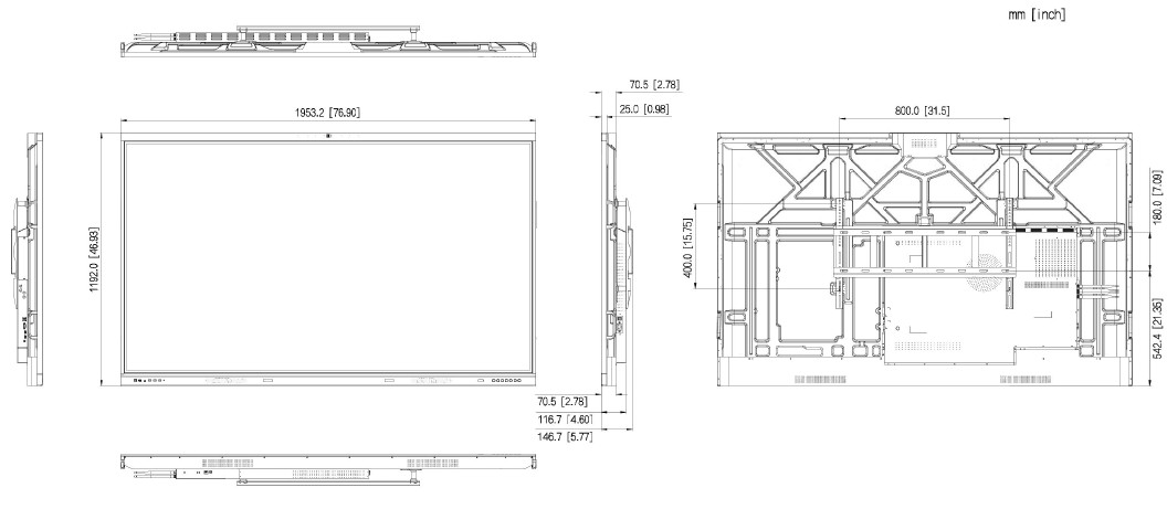Tableau blanc interactif LED 4K 86" – Image 4