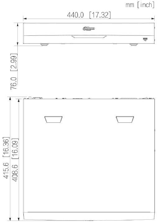 Enregistreur IP 32 canaux 16PoE 4HDD WizSense rackable – Image 4